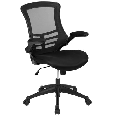 black mesh back office chair