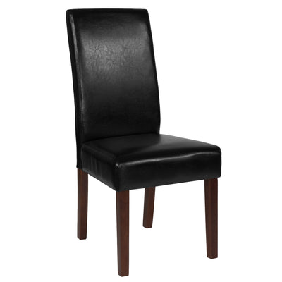 black parsons chair