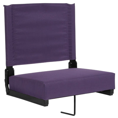 purple stadium chair