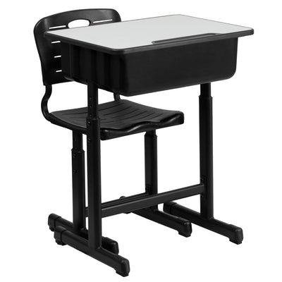 adjustable student desk and chair