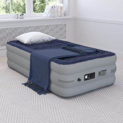 18 inch Air Mattress with ETL Certified Internal Electric Pump and Carrying Case - View 2
