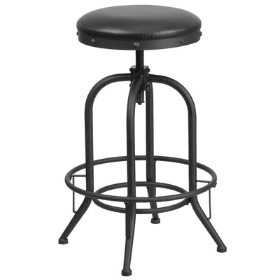 30'' Barstool with Swivel Lift LeatherSoft Seat - View 1