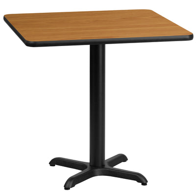 30'' Square Laminate Table Top with 22'' x 22'' Table Height Base - View 1