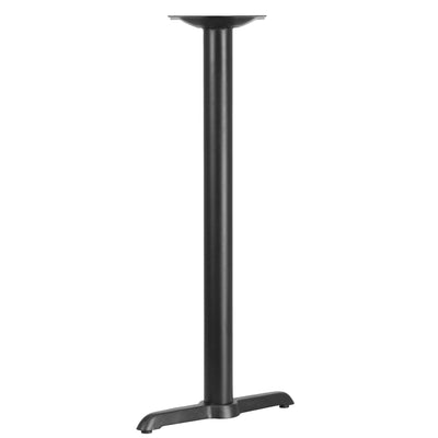 5'' x 22'' Restaurant Table T-Base with 3'' Dia. Bar Height Column - View 1