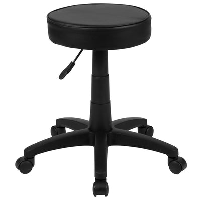 Adjustable Doctors Stool on Wheels with Ergonomic Molded Seat - View 1
