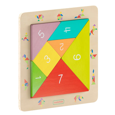 Bright Beginnings Commercial Grade Birch Plywood STEM Tangram Shape Building Learning Board - View 1