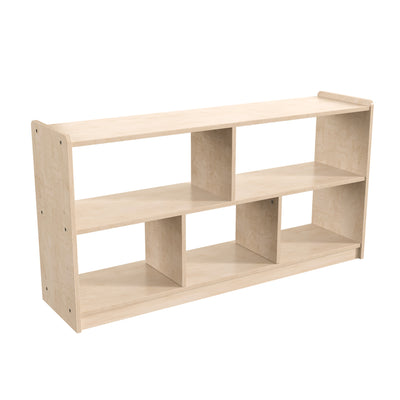 Bright Beginnings Commercial Grade Modular Wooden Classroom Open Storage Unit, Safe, Kid Friendly Design - View 1