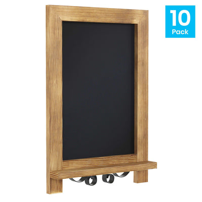 Canterbury Tabletop Magnetic Chalkboards Sign with Metal Scrolled Legs, Hanging Wall Chalkboards, Countertop Memo Board - View 2