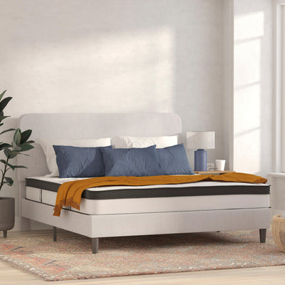 Capri Comfortable Sleep 10 Inch CertiPUR-US Certified Hybrid Pocket Spring Mattress, Mattress in a Box - View 2