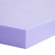 Full |#| 3" Lavender Infused Memory Foam Mattress Topper with Ventilated Design - Full