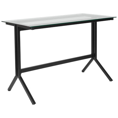 Computer Desk with Metal Frame - View 1