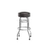 Double Ring Chrome Barstool