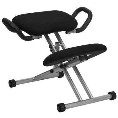 Ergonomic Kneeling Office Chair with Handles - View 1