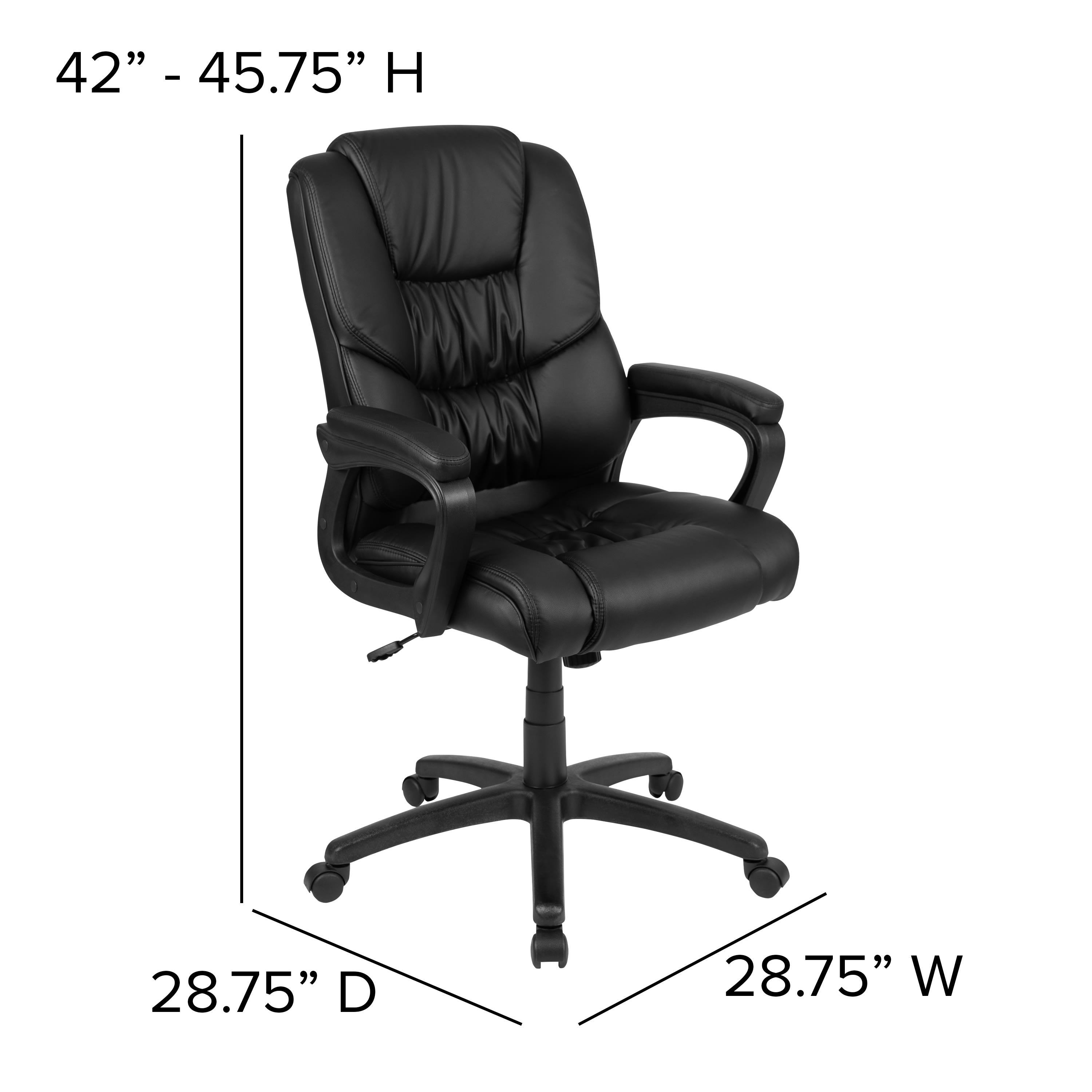 Big & Tall Leather Chair CX-1179H- – BizChair