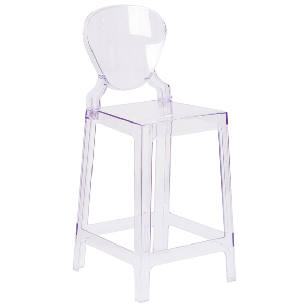 Ghost chair counter deals stool