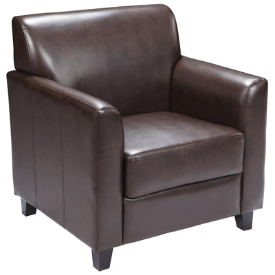 HERCULES Diplomat Series LeatherSoft Chair with Clean Line Stitched Frame - View 1
