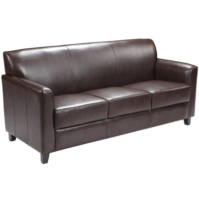 HERCULES Diplomat Series LeatherSoft Sofa with Clean Line Stitched Frame - View 1