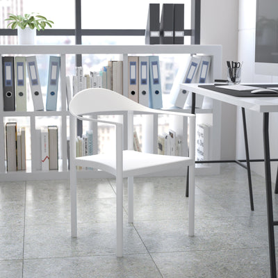 HERCULES Series 1000 lb. Capacity Plastic Cafe Stack Chair - View 2