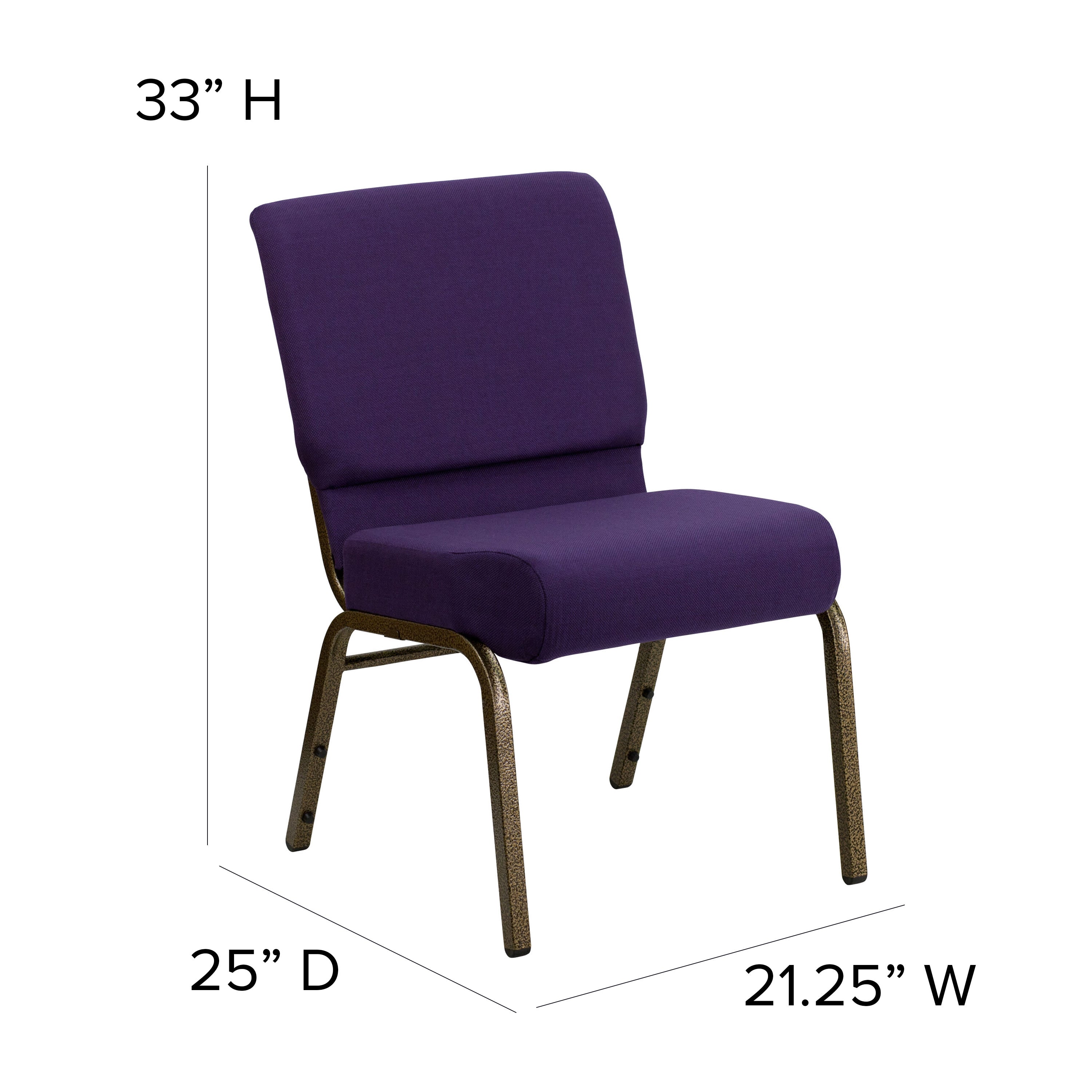 HERCULES Series 21''W Stacking Church Chair
