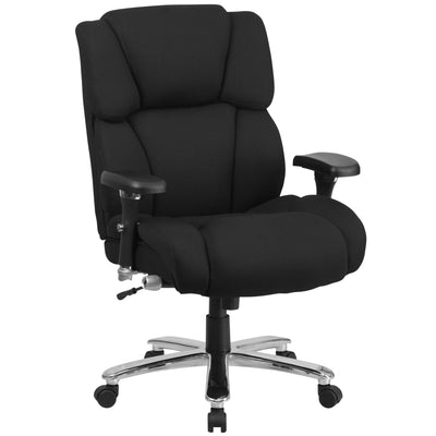 HERCULES Series 24/7 Intensive Use Big & Tall 400 lb. Rated Executive Swivel Ergonomic Office Chair with Lumbar Knob and Tufted Headrest & Back - View 1