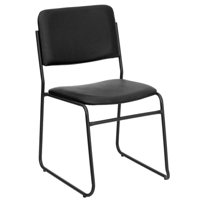 HERCULES Series 500 lb. Capacity High Density Stacking Chair with Sled Base - View 1