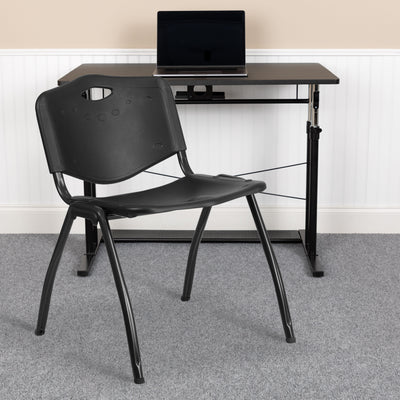 HERCULES Series 880 lb. Capacity Plastic Stack Chair - View 2