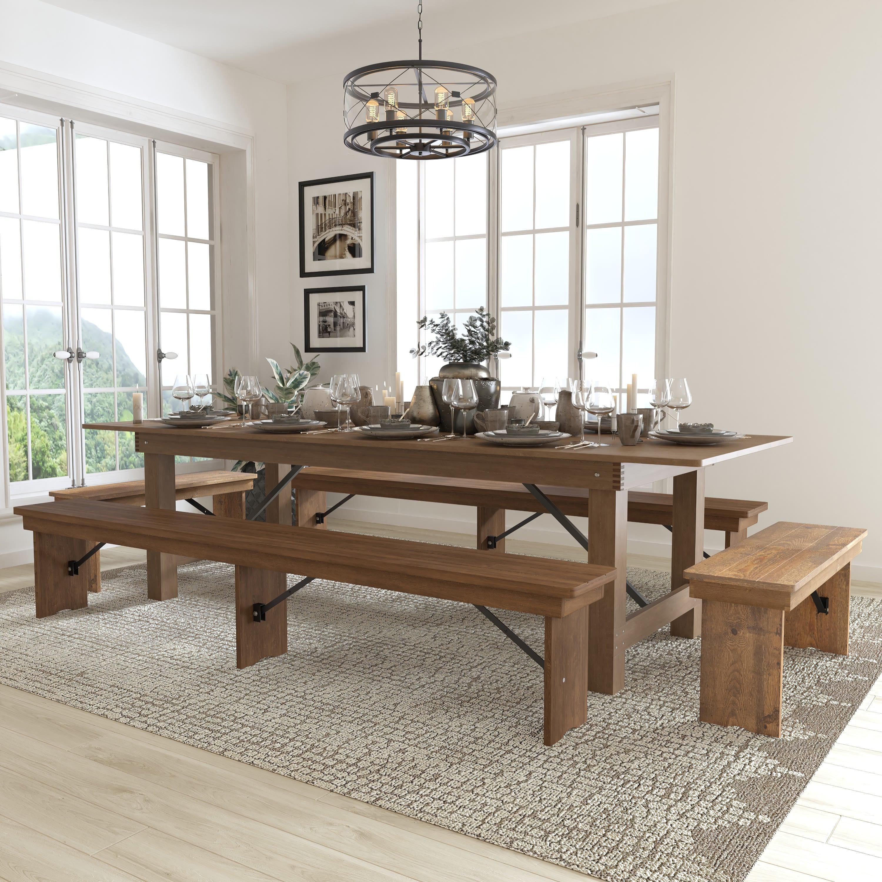 Farm table 2024 and bench set