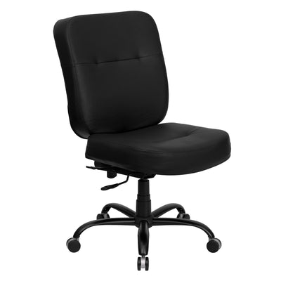 HERCULES Series Big & Tall 400 lb. Rated Executive Swivel Ergonomic Office Chair with Rectangular Back - View 1