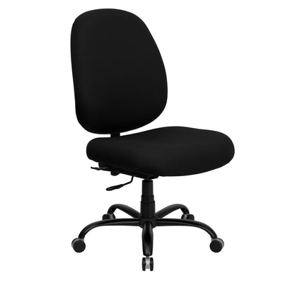 HERCULES Series Big & Tall 400 lb. Rated Fabric Executive Swivel Ergonomic Office Chair with Adjustable Back Height - View 1