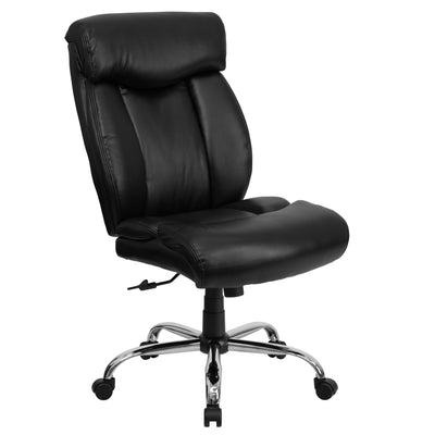 HERCULES Series Big & Tall 400 lb. Rated High Back Executive Swivel Ergonomic Office Chair with Full Headrest and Chrome Base - View 1