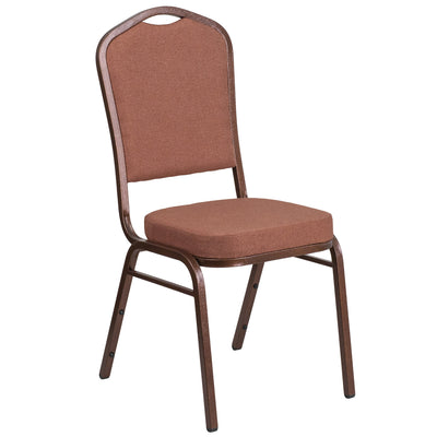 HERCULES Series Crown Back Stacking Banquet Chair - View 1