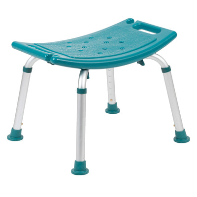 HERCULES Series Tool-Free and Quick Assembly, 300 Lb. Capacity, Adjustable Bath & Shower Chair with Non-slip Feet - View 1