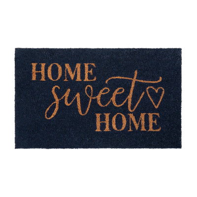 Harbold 18" x 30" Indoor/Outdoor Coir Doormat with Home Sweet Home Message and Non-Slip Backing - View 1