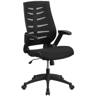 High Back Designer Mesh Executive Swivel Ergonomic Office Chair with Height Adjustable Flip-Up Arms - View 1