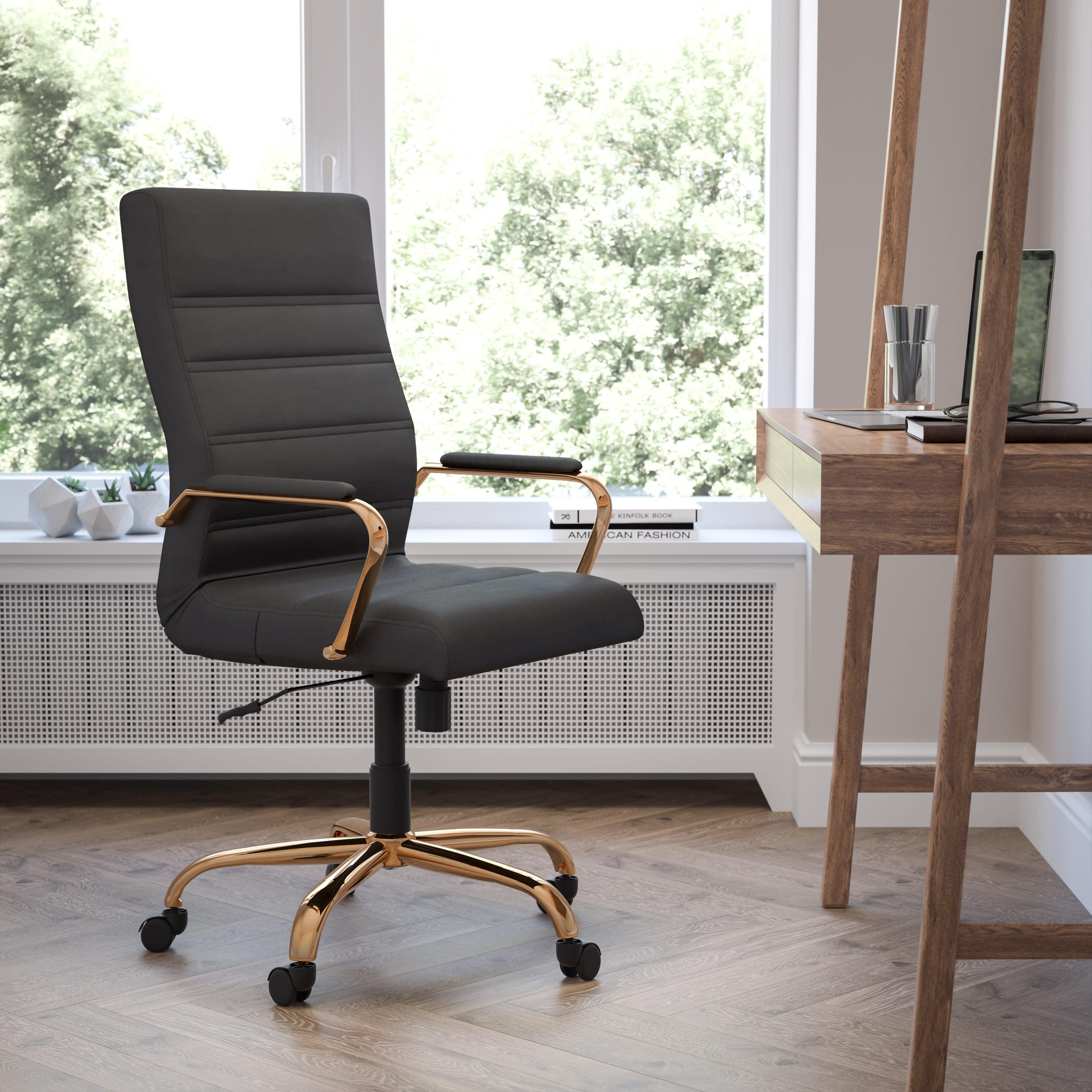 Office chair deals black and gold