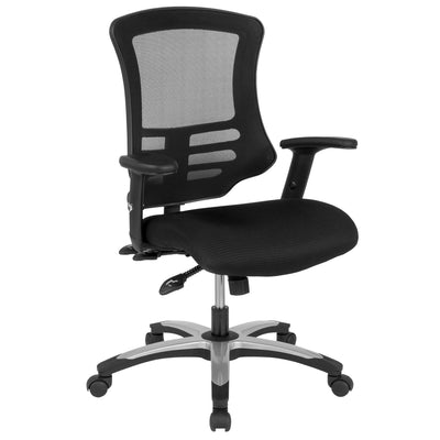 High Back Mesh Multifunction Executive Swivel Ergonomic Office Chair with Molded Foam Seat and Adjustable Arms - View 1
