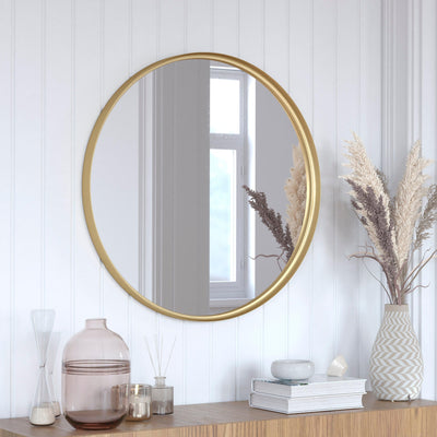 Jennifer Metal Framed Wall Mirror - Large Accent Mirror for Bathroom, Vanity, Entryway, Dining Room, & Living Room - View 2