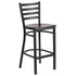 Ladder Back Metal Restaurant Barstool