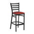 Ladder Back Metal Restaurant Barstool