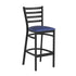 Ladder Back Metal Restaurant Barstool