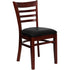 Ladder Back Wooden Restaurant Chair