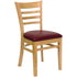 Ladder Back Wooden Restaurant Chair