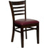 Ladder Back Wooden Restaurant Chair