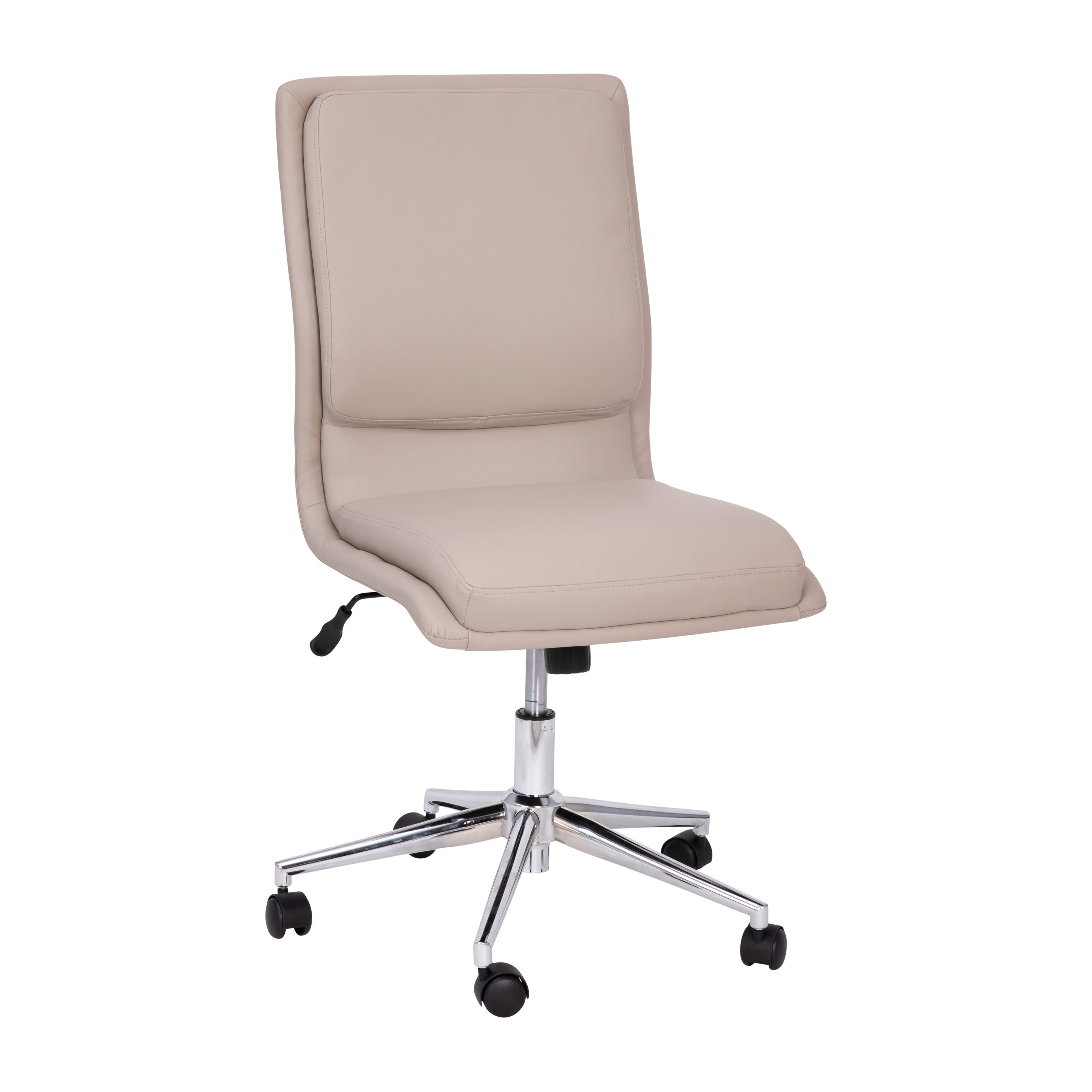 Madigan Mid-Back Armless Swivel Task Office Chair with Upholstery 