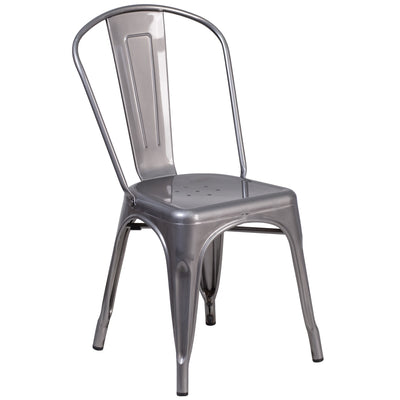 Metal Indoor Stackable Chair - View 1