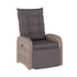Nemo Indoor/Outdoor Patio Wicker Rattan Recliner Lounge Chair with Flip up Side Table