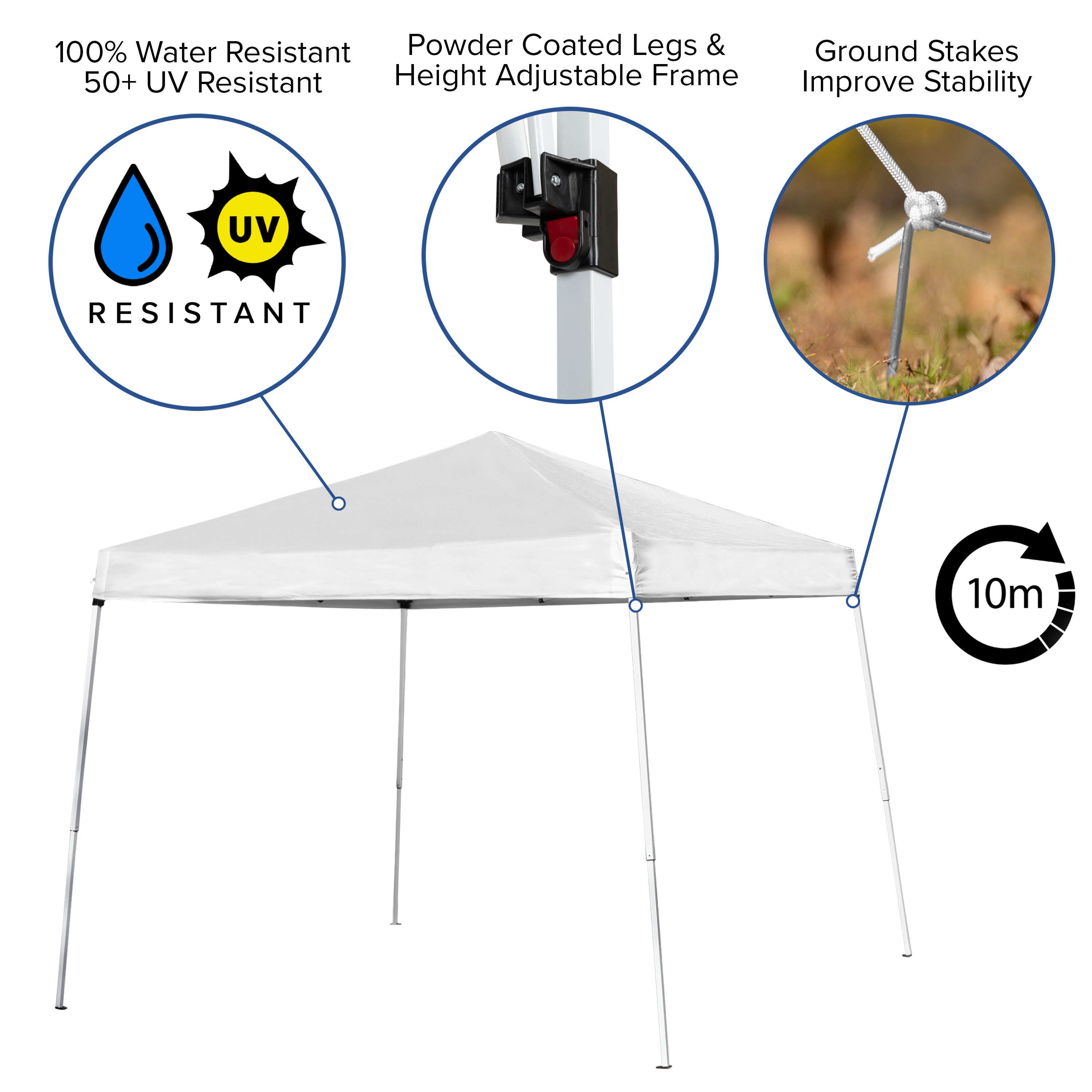 Canopy Tent Table 4 Chairs JJ GZ88183Z 4LEL3 BizChair