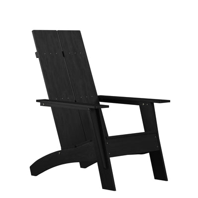 Sawyer Modern All-Weather Poly Resin Wood Adirondack Chair - View 1