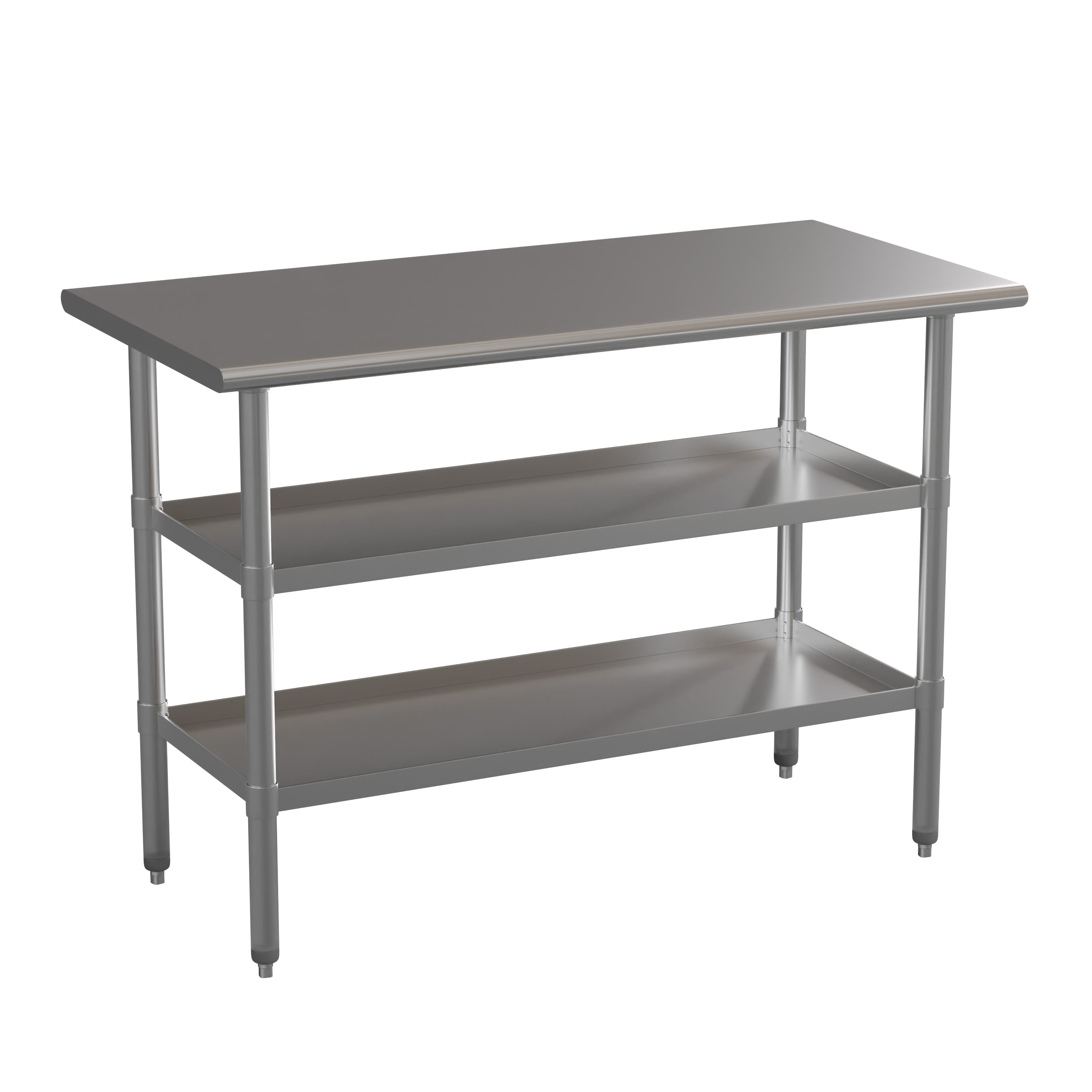 Stainless Table 2 Shelf Table NH-WT-GU-PREP- – BizChair