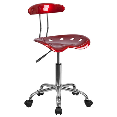 Swivel Task Chair | Adjustable Swivel Chair for Desk and Office with Tractor Seat - View 1